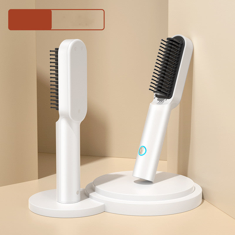 Portable Hot Air Comb Rechargable Hair Dryer