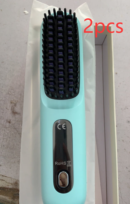 Wireless Hair Straightener Brush