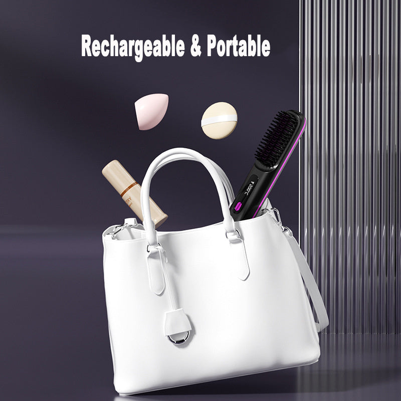 Wireless Hair Straightener Brush