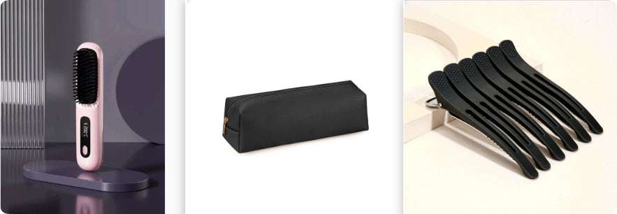 Wireless Hair Straightener Brush
