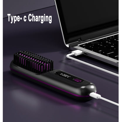 Wireless Hair Straightener Brush