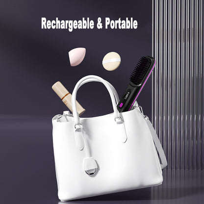 Wireless Hair Straightener Brush